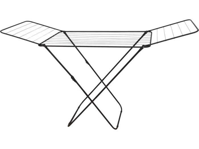 Tørrestativ sort 180 x 55 x 95 cm